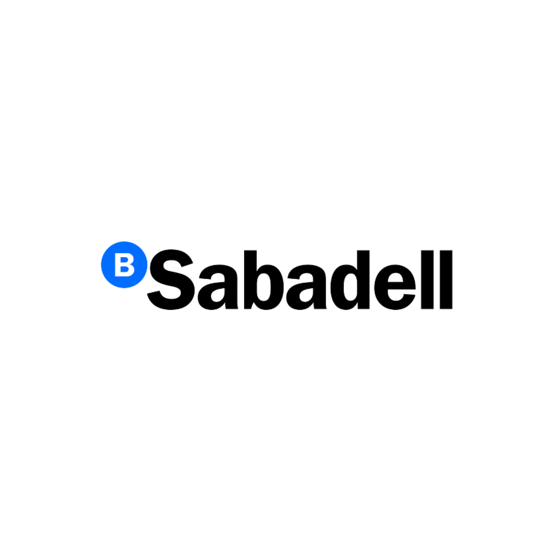 Logo de Banco Sabadell, proveedor financiero en Las Palmas especializado en hostelería y turismo.