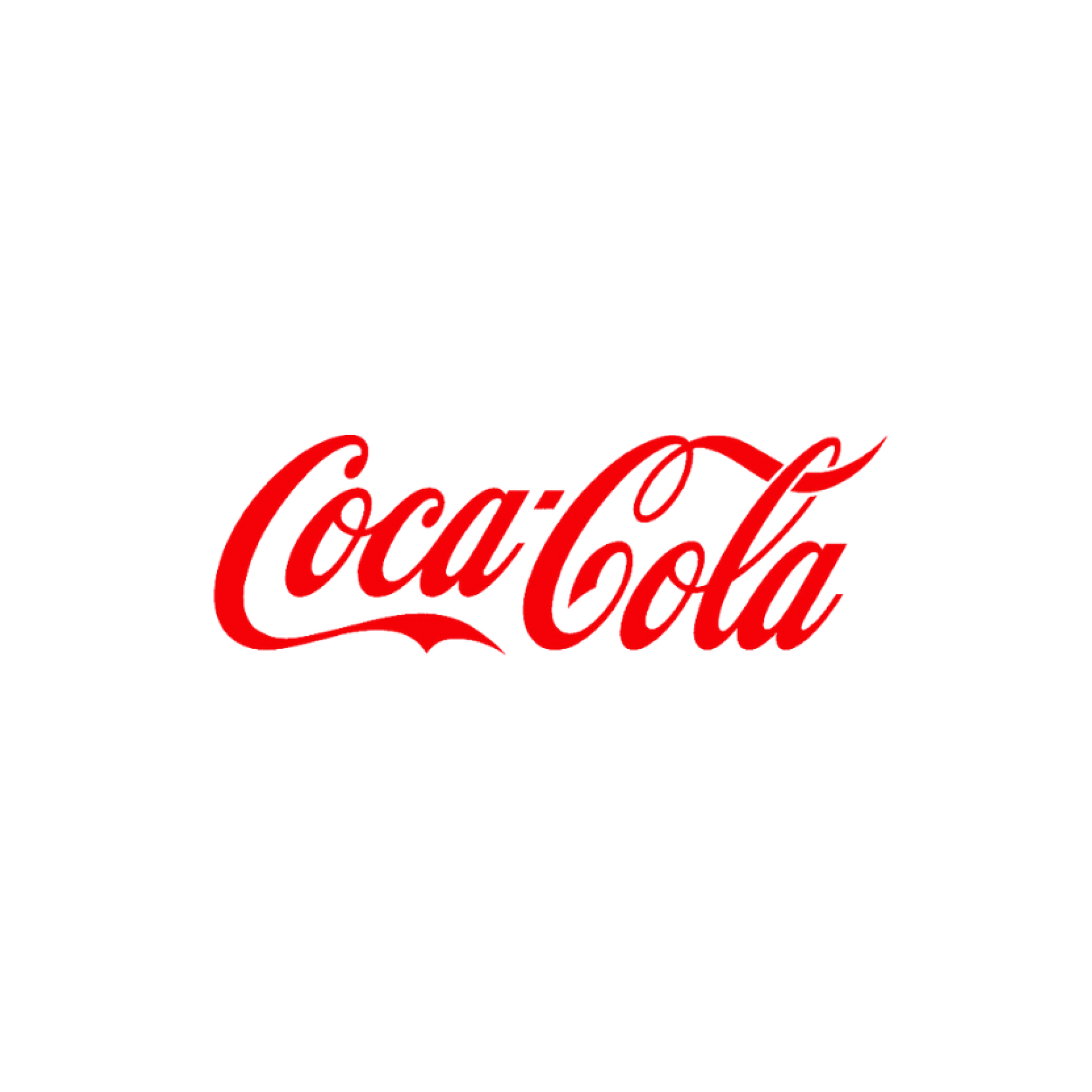 Logo de Coca-Cola, proveedor de bebidas en Las Palmas para hostelería y turismo.