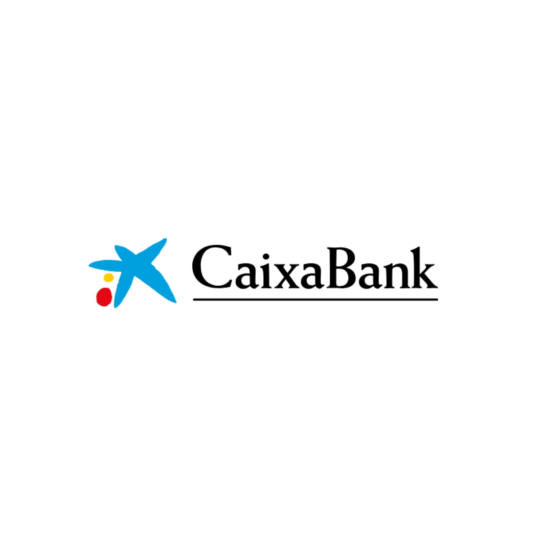 Logo de CaixaBank, proveedor financiero en Las Palmas especializado en hostelería y turismo.