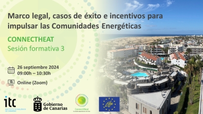 PROGRAMA FORMATIVO CONNECTHEAT WEBINAR 3 PARA EL IMPULSO DE LAS COMUNIDADES ENERGÉTICAS